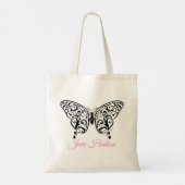 Elegant Butterfly Canvas tas Design by Eksi (Achterkant)