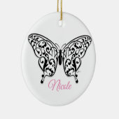 Elegant Butterfly Ceramic Ornament Design by Eksi (Rechts)