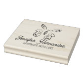 Elegant Butterfly Custom Handmade Large Rubberstempel (Stempel)