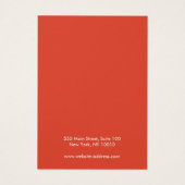 Elegant Butterfly Earring Display Card Visitekaartje (Achterkant)