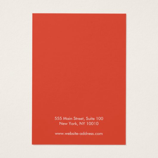 Elegant Butterfly Earring Display Card Visitekaartje (Achterkant)