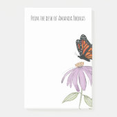 Elegant Butterfly en Paarse Vloerstijl Post-it® Notes (Voorkant)