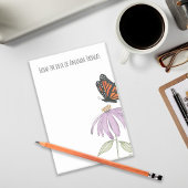 Elegant Butterfly en Paarse Vloerstijl Post-it® Notes