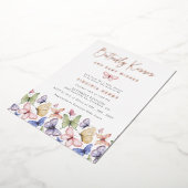 Elegant Butterfly Folie Uitnodiging (Gedraaid)