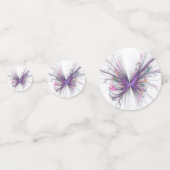 Elegant Butterfly Fractal Confetti (Voorkanten)