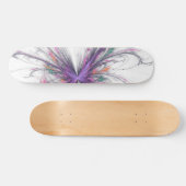 Elegant Butterfly Fractal Persoonlijk Skateboard (Horizontaal)
