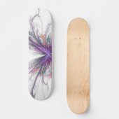 Elegant Butterfly Fractal Persoonlijk Skateboard (Voorkant)