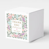 Elegant Butterfly Garden Baby shower Bedankdoosjes (Voorkant Zijde)