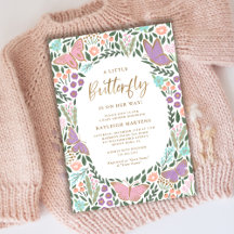 Elegant Butterfly Garden Baby shower