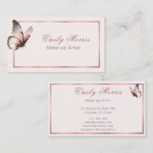 Elegant Butterfly gepersonaliseerd Visitekaartje (Voorkant / Achterkant)