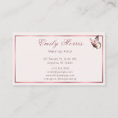 Elegant Butterfly gepersonaliseerd Visitekaartje (Achterkant)