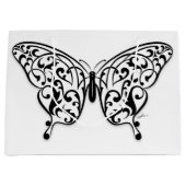 Elegant Butterfly Gift Bag Design by Eksi Groot Cadeauzakje (Voorkant)