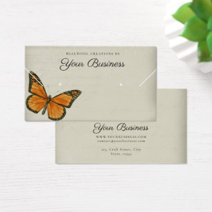 Elegant Butterfly Horizontale juwelen Display Card Visitekaartje