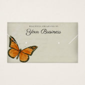 Elegant Butterfly Horizontale juwelen Display Card Visitekaartje (Voorkant)
