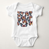 Elegant Butterfly Illustration – Colorful Nature  Romper (Voorkant)