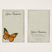 Elegant Butterfly Jewelry Earring Display Kaart (Voorkant /achterkant)
