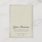 Elegant Butterfly  juwelen die beeldscherm verdien Visitekaartje (Achterkant)