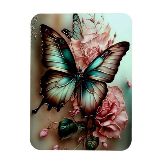 Elegant Butterfly Magneet (Verticaal)