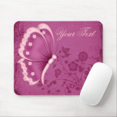 Elegant Butterfly Mousepad Muismat (Met muis)