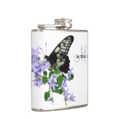 Elegant  Butterfly-naam Heupfles (Rechts)