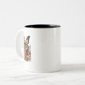 Elegant Butterfly Outline Mok - 11 oz (Voorkant links)