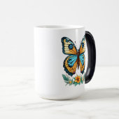 Elegant Butterfly Outline Mok - Symbool van Transf (Voorkant rechts)