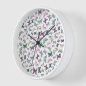 Elegant Butterfly Patroonklok (Hoek)