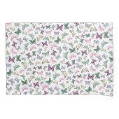 Elegant Butterfly Pattern Kussensloop (Voorkant)