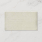 Elegant Butterfly Romantic  Ephemera Busine Visitekaartje (Achterkant)