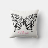 Elegant Butterfly Sierkussen Design by Eksi (Achterkant)