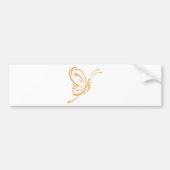 Elegant Butterfly Tattoo Style Bumpersticker (Voorkant)