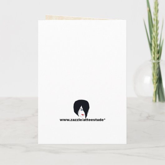 Elegant Butterfly Trouwprogramma Kaart (Achterkant)