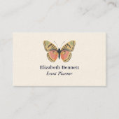 Elegant Butterfly Visitekaartje – (Voorkant)