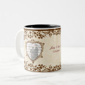 Elegant Butterfly Wedding Mok (Voorkant links)