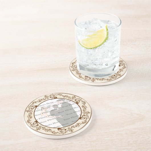 Elegant Butterfly Wedding Onderzetter (Zijkant)