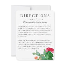 Elegant Cactus Garden | Weddenschapskaart