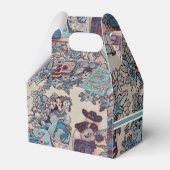  Elegant cactus, skulls Mexicaans Fiesta  Bedankdoosjes (Achterkant)