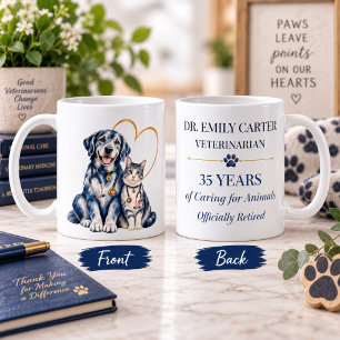 Elegant cadeau voor honden katten dierenarts pensi koffiemok