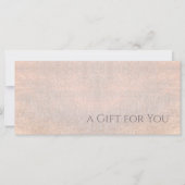 Elegant cadeaubon voor vakantie (Voorkant)