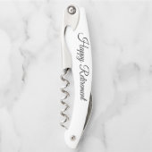 Elegant cadeautje op maat van de flesopener kurkentrekker (Voorkant)