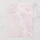 Elegant Café Illustration Wedding Details Informatiekaartje (Achterkant)