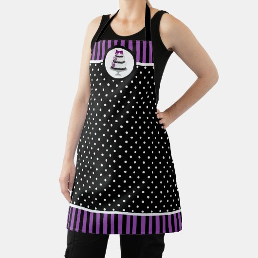 Elegant Cake Baker Polka Dot Schort (Insitu)