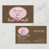 Elegant Cake Bakery Visitekaartje (Voorkant / Achterkant)