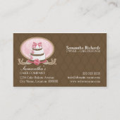 Elegant Cake Bakery Visitekaartje (Achterkant)
