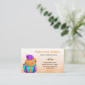 Elegant Cake Bakery Visitekaartjes (Staand voorkant)