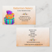 Elegant Cake Bakery Visitekaartjes (Voorkant / Achterkant)