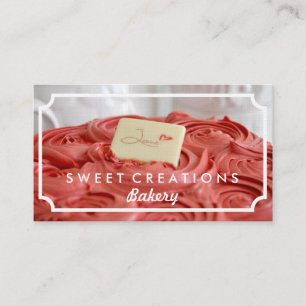 Elegant Cake Bakery Visitekaartjes