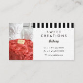 Elegant Cake Bakery Visitekaartjes (Achterkant)
