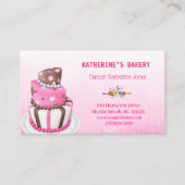 Elegant Cake Bakery Visitekaartjes (Voorkant)