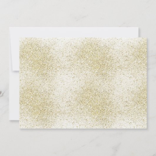 Elegant Cake Birthday Uitnodiging (Achterkant)